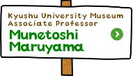 Kyushu University Museum Associate Professor　Munetoshi Maruyama