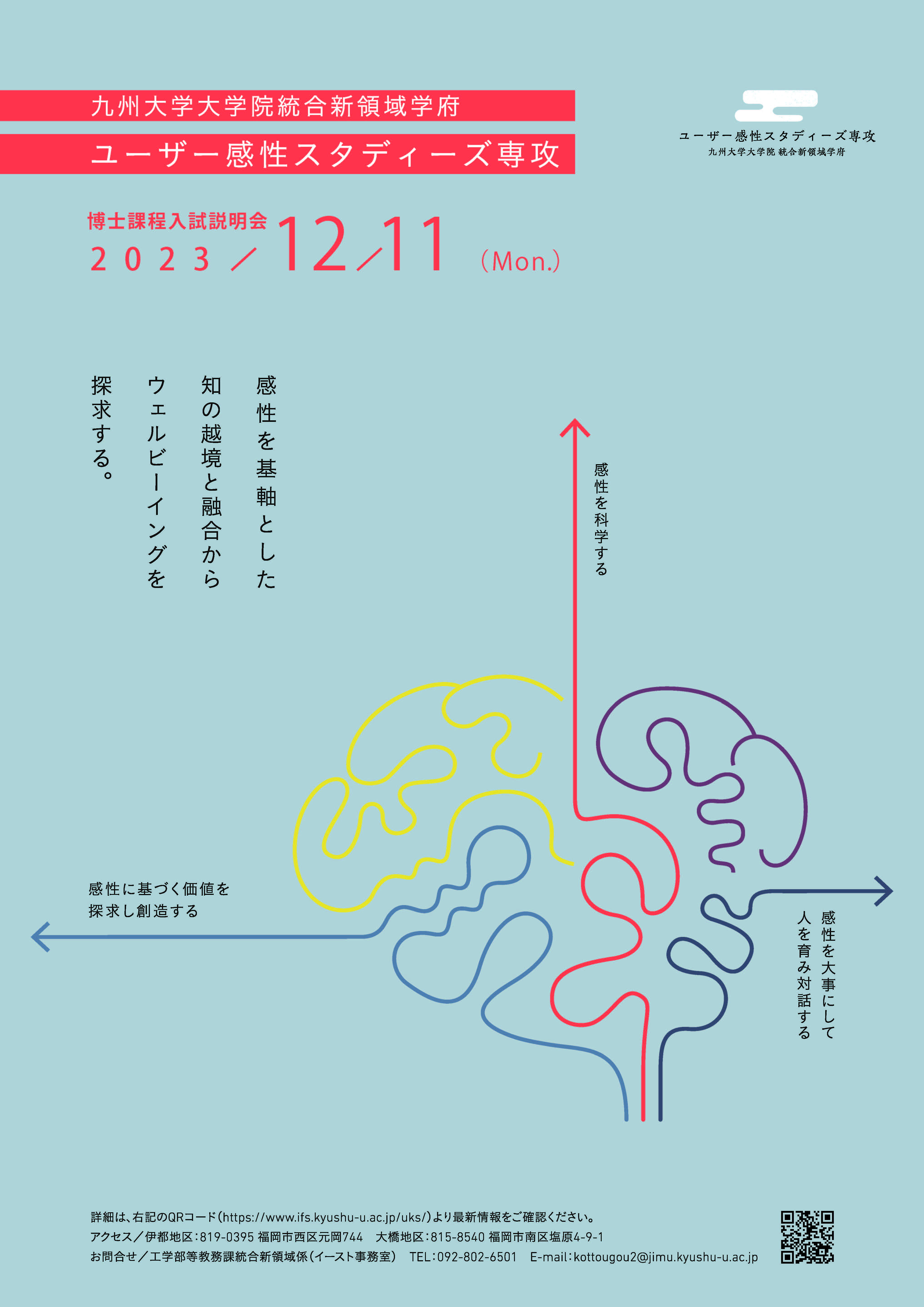 九州大学大学院統合新領域学府ユーザー感性スタディーズ専攻