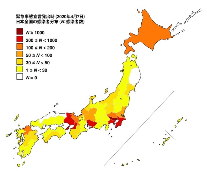 感染 日本 地図 コロナ 厚労省 クラスター全国15か所