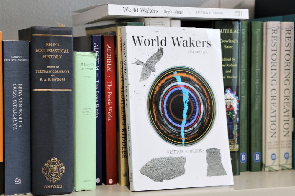 A copy of World Wakers sits on a shelf