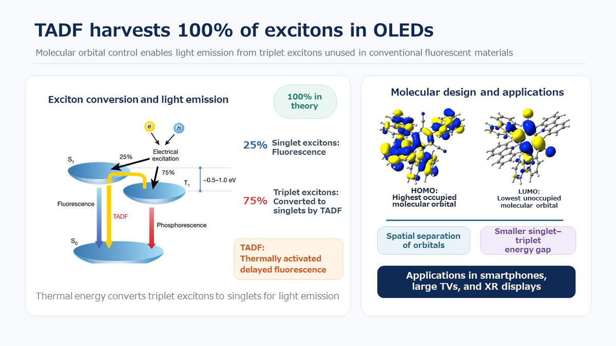 How TADF enables highly efficient OLEDs